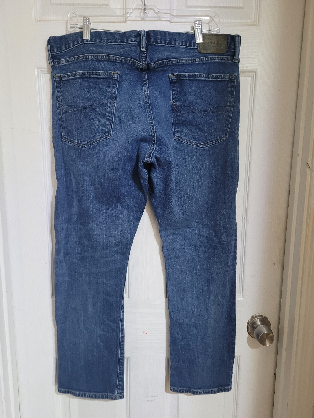 POLO RALPH LAUREN MEN'S 36X27 HAMPTON RELAXED STRAIGHT DENIM JEANS